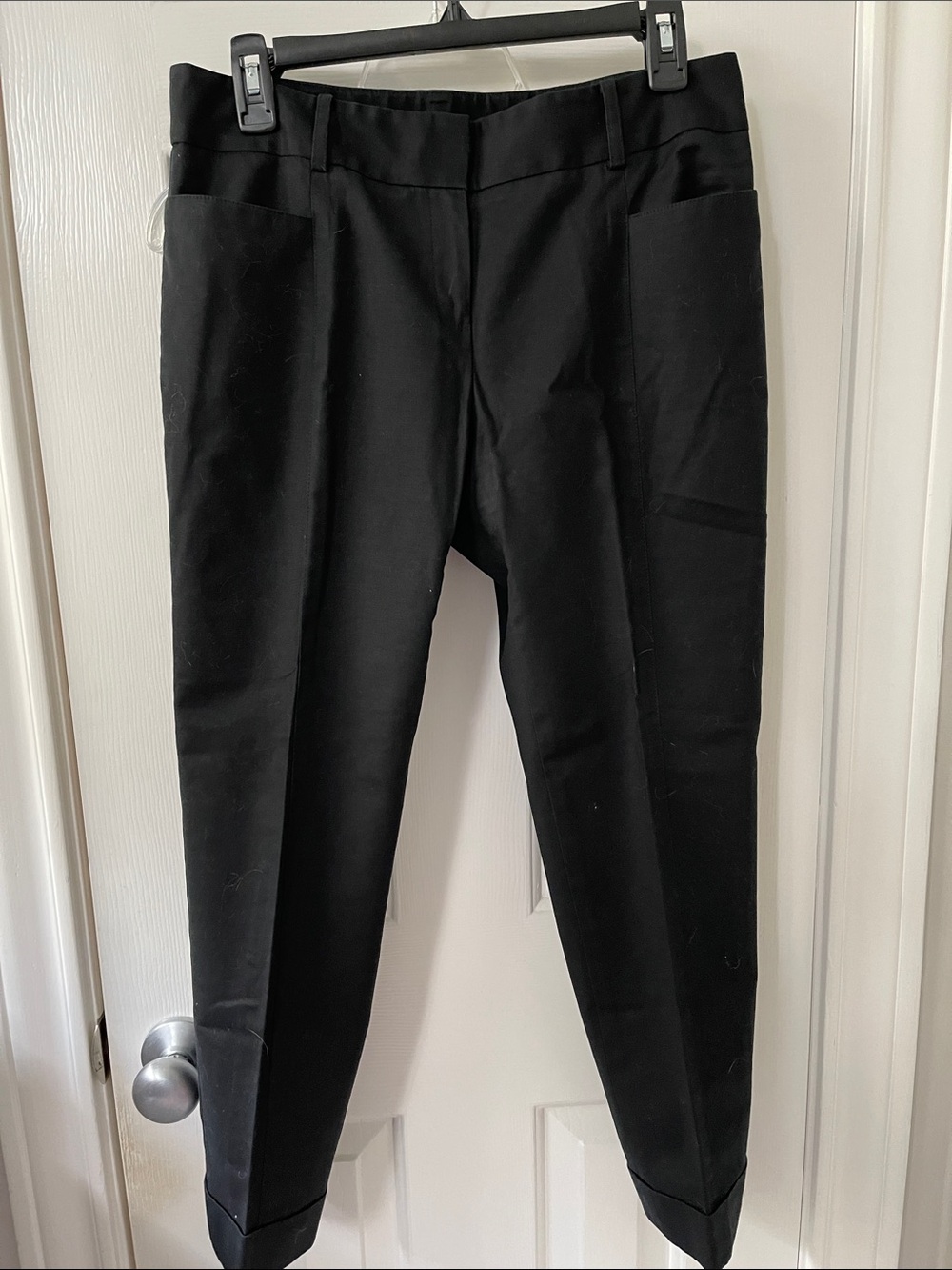 Nine West Black Slim Tapered Dress Pants